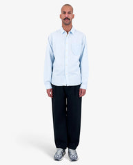 Contrast Pocket Shirt - Soft Blue