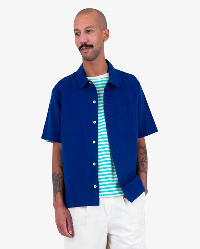 Gabe Shirt - Deep Blue