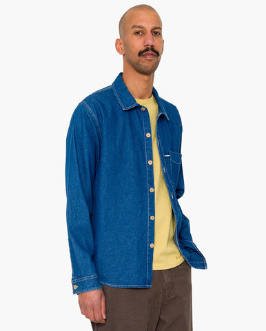 PATCH SHIRT - BLUE MULTICHECK