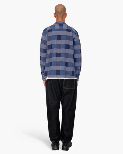 PATCH SHIRT - BLUE MULTICHECK