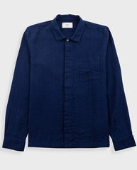 PATCH SHIRT - NAVY OPENWEAVE