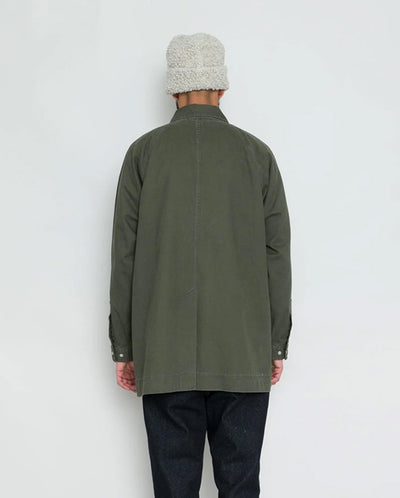 Car Coat Dark Sage Twill