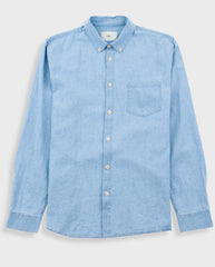 Relaxed Fit Shirt Indigo Micro Check