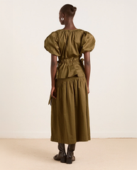 Josie Midi Skirt - Olive