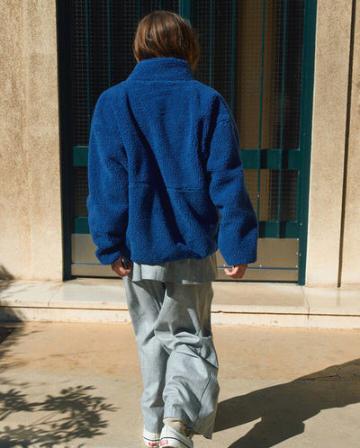 Hoktown Teddy Fleece Jacket - Indigo