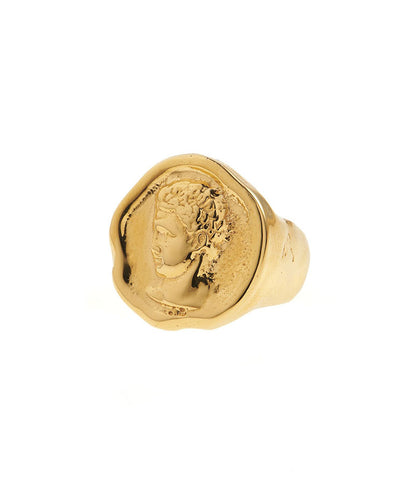 Hermis Signet Ring - Gold