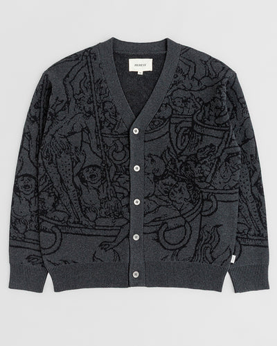 Hades Cardigan - Charcoal