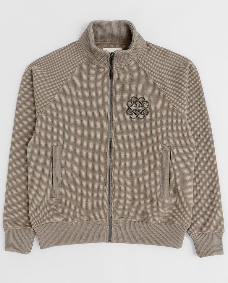 Knot Zip Jacket - Mushroom