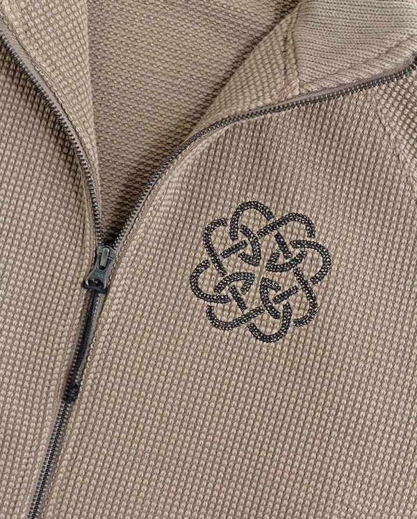 Knot Zip Jacket - Mushroom