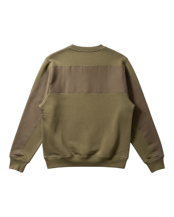 Inset Sweat - Olive Green