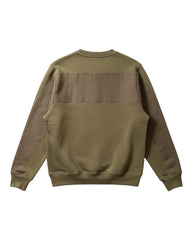 Inset Sweat - Olive Green