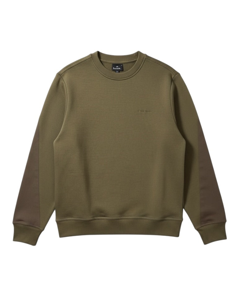 Inset Sweat - Olive Green