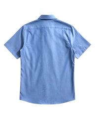Casual Short Sleeve Shirt - Petrol Blue