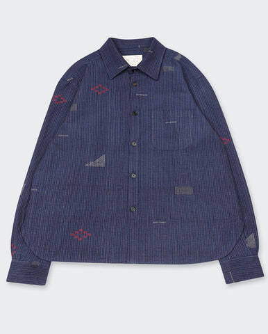 Regular Tapered Kaihara Pure Indigo Openend Denim - Blue Rinsed