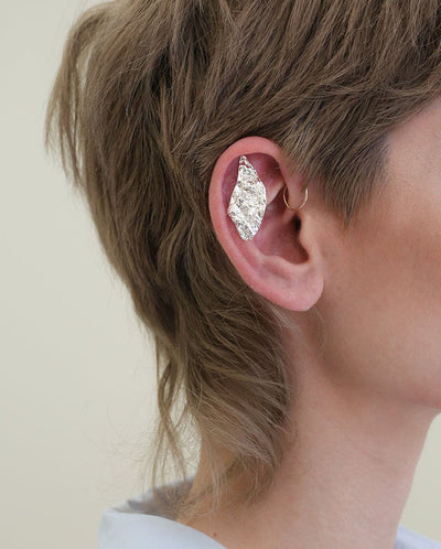 Nebula Symmetrical Small Earrings - Silver