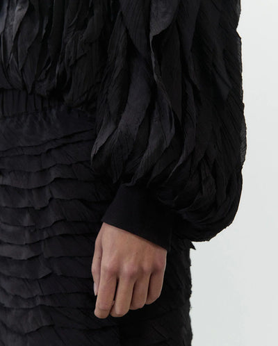 Bomber Jacket with Ruches - Night