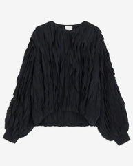 Bomber Jacket with Ruches - Night