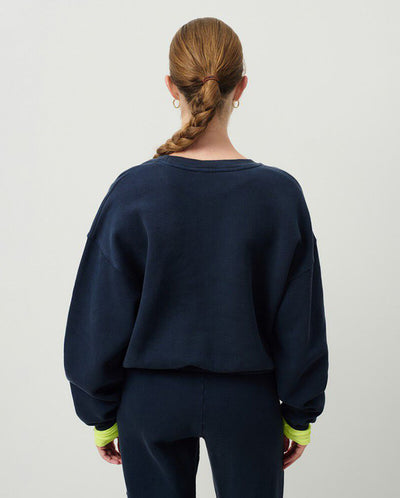 Izubird Crew Neck Sweat - Vintage marine