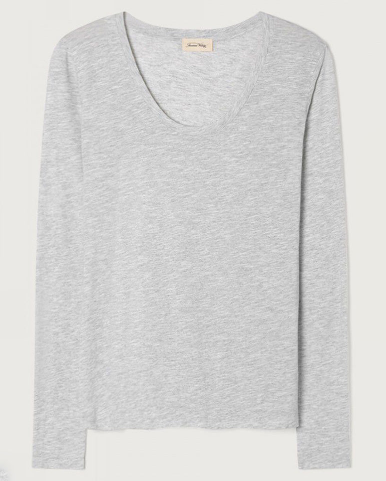Jacksonville Scoop Neck Tee - Polar Melange