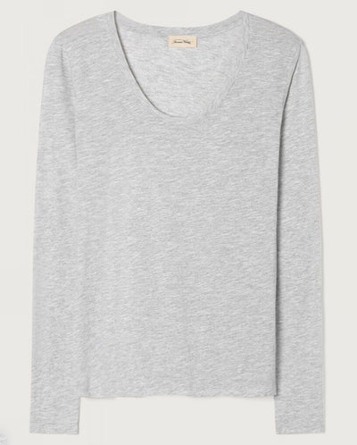 Jacksonville Scoop Neck Tee - Polar Melange