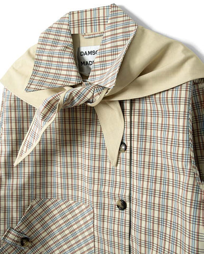 Jerry Crop Trench Coat - Olive