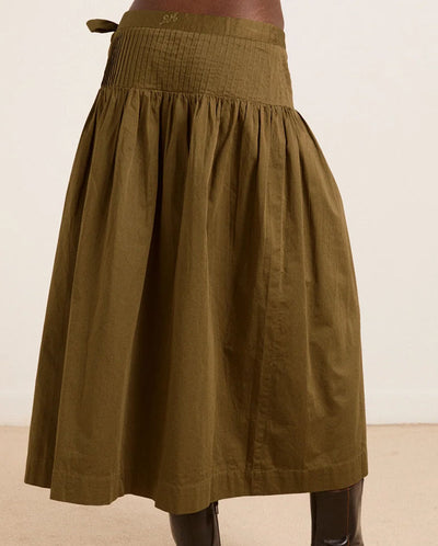Josie Midi Skirt - Olive