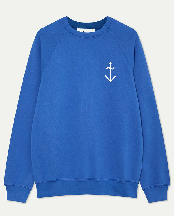 CUNHA LOGO SWEATSHIRT - YVES BLUE/OFF-WHITE
