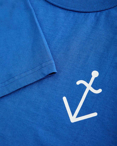 DANTAS LOGO T-SHIRT - YVES BLUE/OFF-WHITE