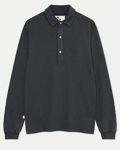 XAVIER CLASSIC SWEATSHIRT - RIBBED BLACK SAND