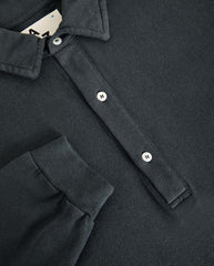 MESQUITA LONG SLEEVE POLO - DARK NAVY