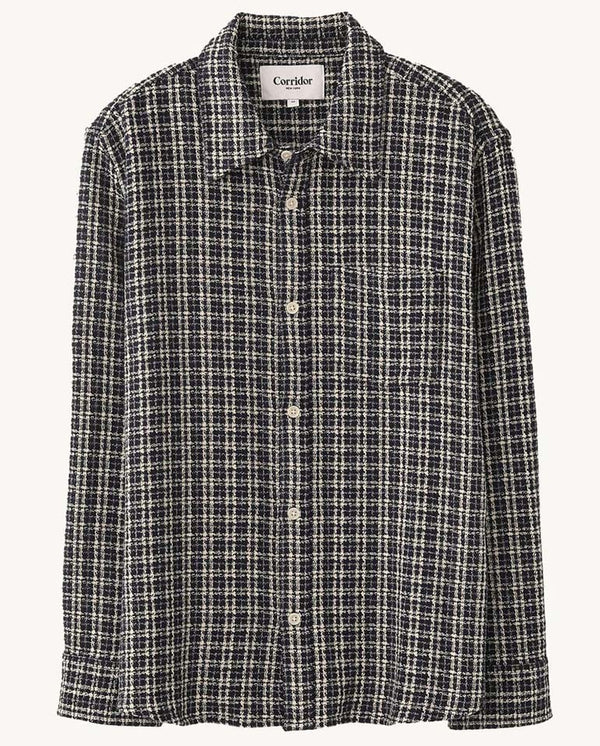 Reverse Tweed snow Check Shirt
