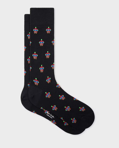 TINY POLKA SOCK - Navy