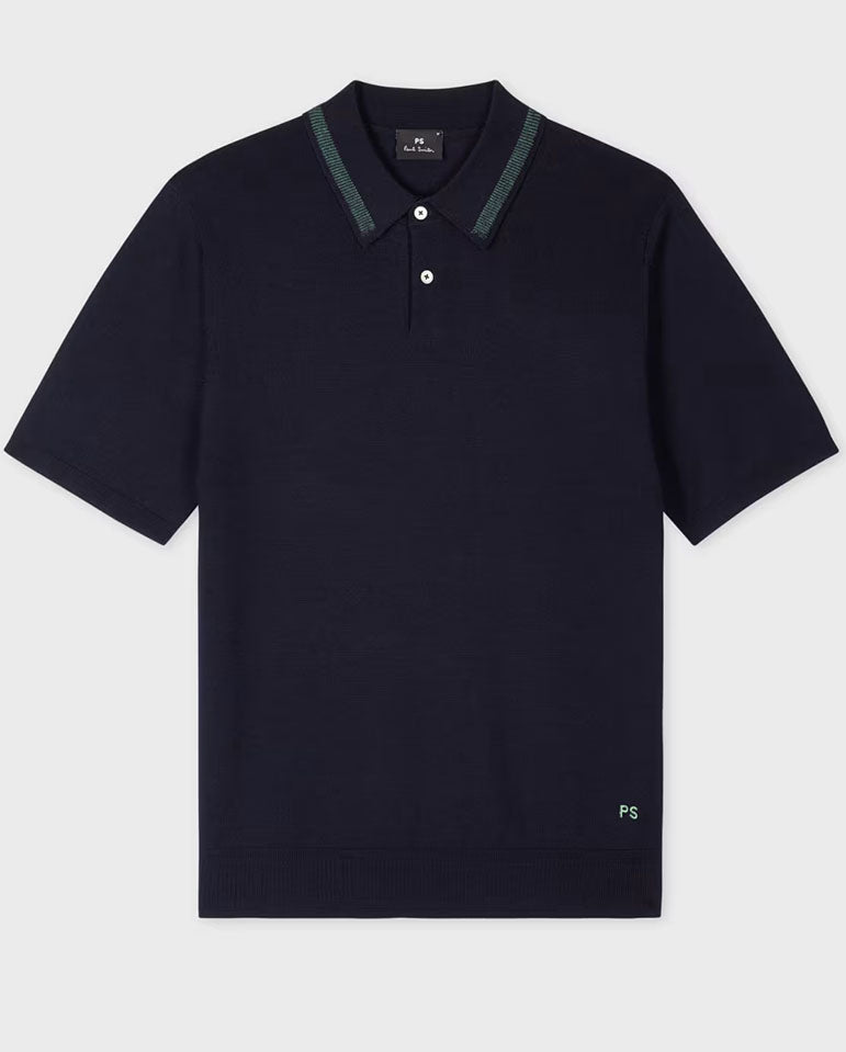 Merino POLO - Dark Navy