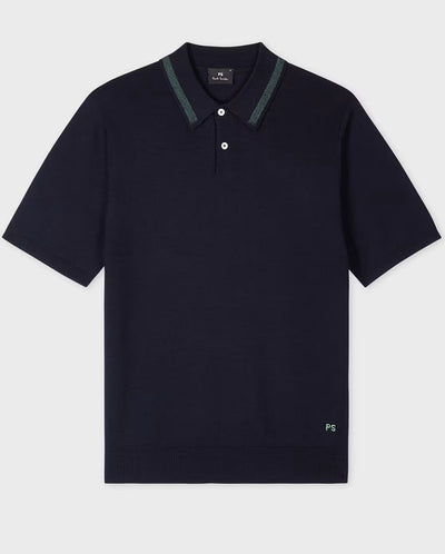 Merino POLO - Dark Navy