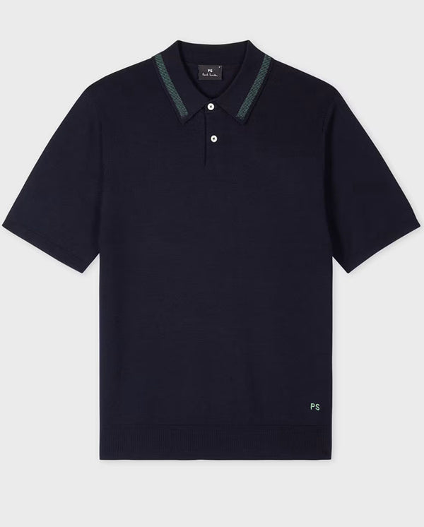 Merino POLO - Dark Navy