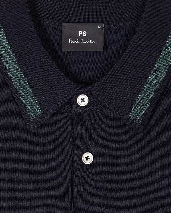 Merino POLO - Dark Navy