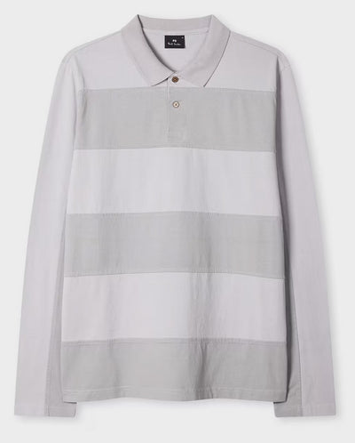 Cut Out Polo - Lavender / Grey