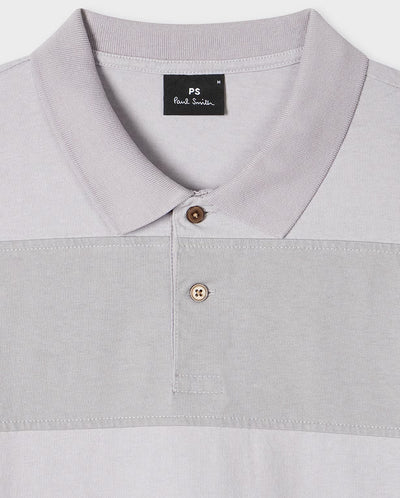 Cut Out Polo - Lavender / Grey