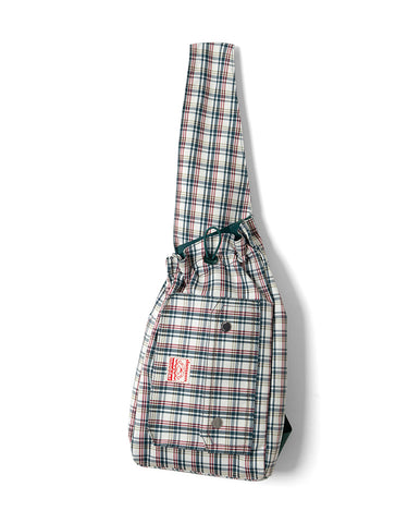 Roo Check Tie Bag - Cardamon Check