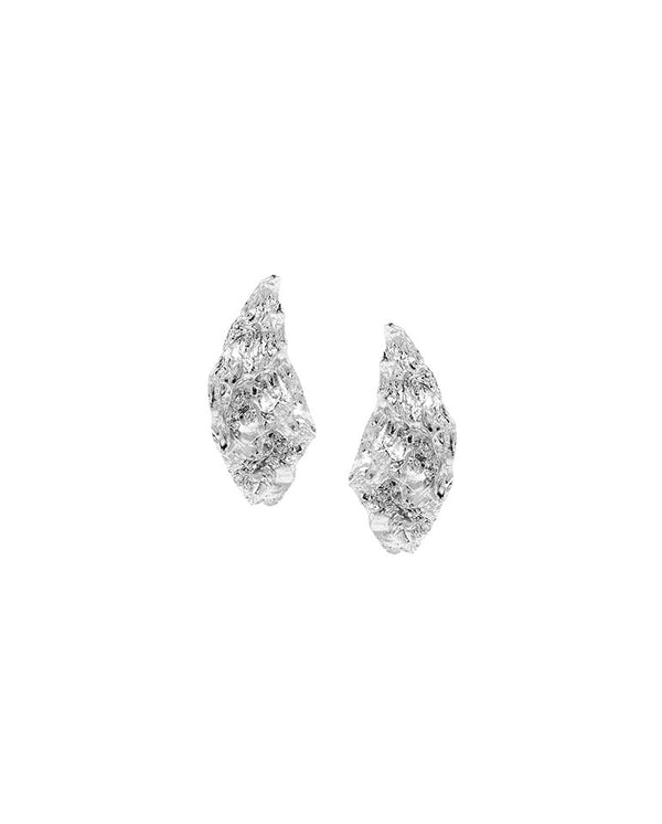 Nebula Symmetrical Small Earrings - Silver