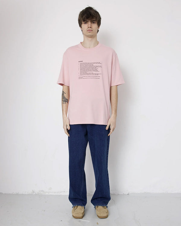 Voices Tee - Soft Pink