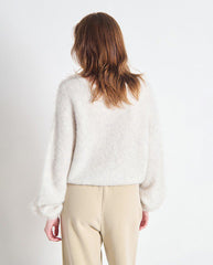 Niby Crew Neck Knit - Polar Melange