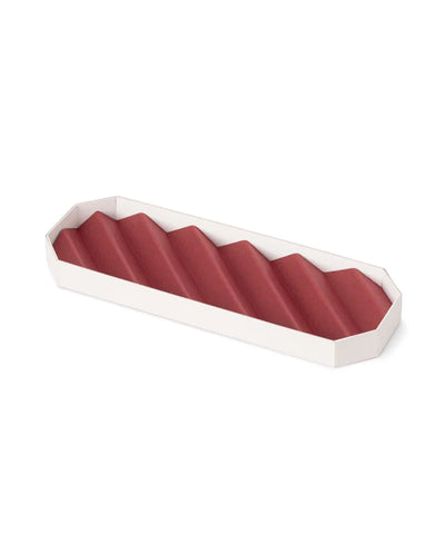 Pleats Tray - Bordeaux / Grey Bordeaux /  Grey