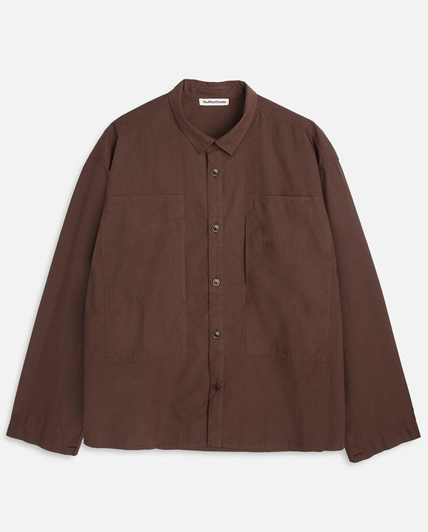 TRAPPER SHIRT - BROWN