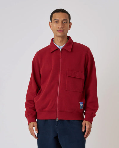 Tyler sweat Jacket - Red