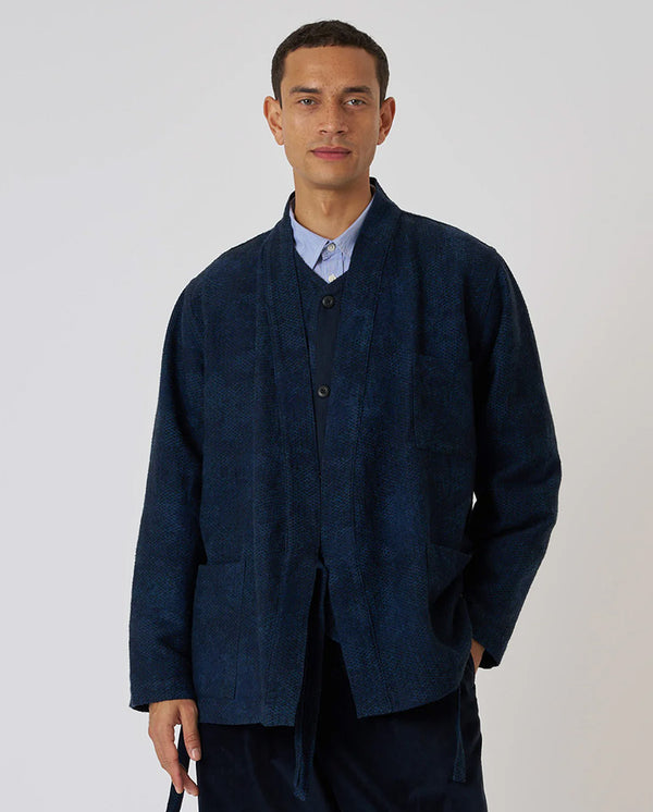 Kyoto Work Jacket - Black / Indigo