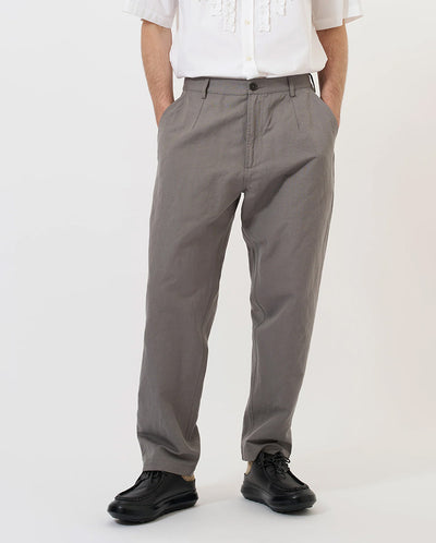 DIZZY TROUSER - MID GREY SLUB