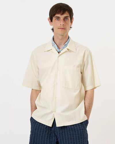 CAMP SHIRT - ECRU Broadcloth