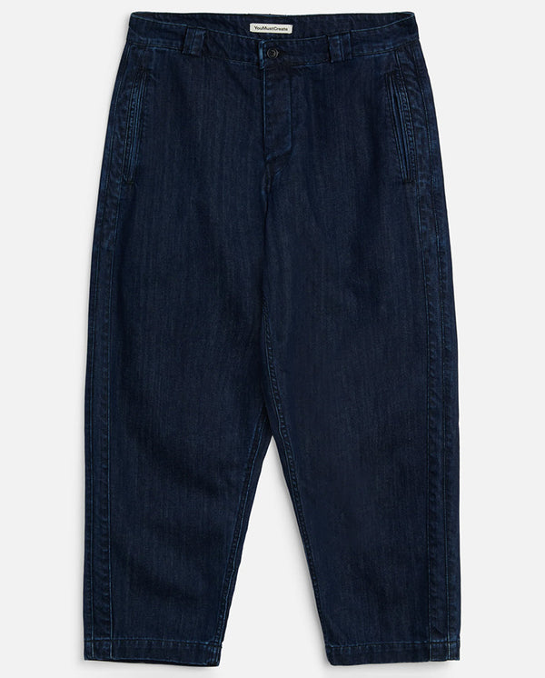 BABE RUTH TROUSER - Indigo