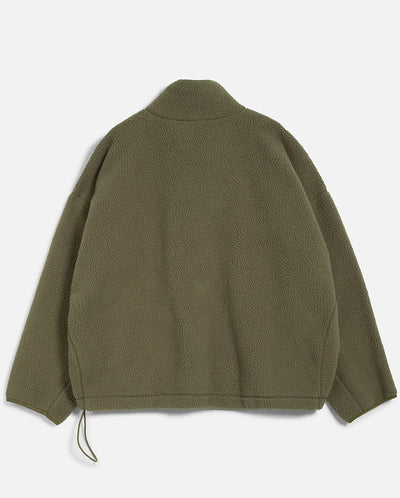 Aaron Zip Fleece OLIVE